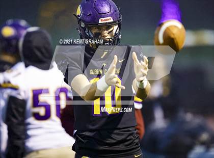 Thumbnail 1 in Hamilton Heights vs. Guerin Catholic (IHSAA Sectional Round 1 Playoff) photogallery.