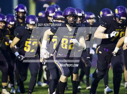 Thumbnail 1 in Hamilton Heights vs. Guerin Catholic (IHSAA Sectional Round 1 Playoff) photogallery.