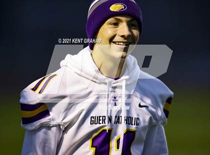 Thumbnail 1 in Hamilton Heights vs. Guerin Catholic (IHSAA Sectional Round 1 Playoff) photogallery.