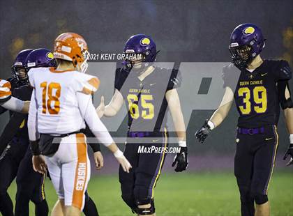Thumbnail 3 in Hamilton Heights vs. Guerin Catholic (IHSAA Sectional Round 1 Playoff) photogallery.