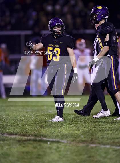 Thumbnail 2 in Hamilton Heights vs. Guerin Catholic (IHSAA Sectional Round 1 Playoff) photogallery.