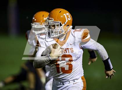 Thumbnail 1 in Hamilton Heights vs. Guerin Catholic (IHSAA Sectional Round 1 Playoff) photogallery.