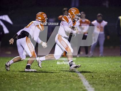 Thumbnail 1 in Hamilton Heights vs. Guerin Catholic (IHSAA Sectional Round 1 Playoff) photogallery.