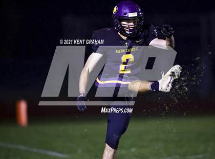 Thumbnail 1 in Hamilton Heights vs. Guerin Catholic (IHSAA Sectional Round 1 Playoff) photogallery.