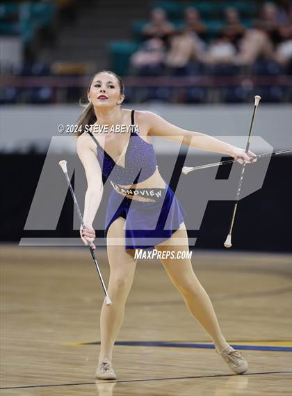 Thumbnail 2 in Grandview (CHSAA 5A State Spirit Championships Baton Twirling) photogallery.