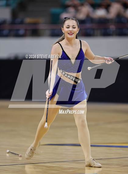 Thumbnail 1 in Grandview (CHSAA 5A State Spirit Championships Baton Twirling) photogallery.