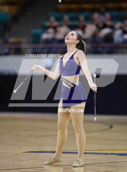 Thumbnail 1 in Grandview (CHSAA 5A State Spirit Championships Baton Twirling) photogallery.
