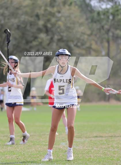 Thumbnail 2 in Naples vs Lake Highland Prep (Lax Against Leukemia) photogallery.