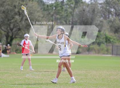 Thumbnail 2 in Naples vs Lake Highland Prep (Lax Against Leukemia) photogallery.
