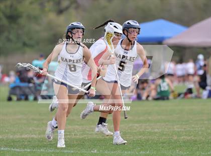 Thumbnail 1 in Naples vs Lake Highland Prep (Lax Against Leukemia) photogallery.
