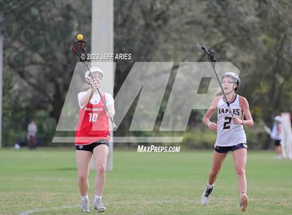 Thumbnail 1 in Naples vs Lake Highland Prep (Lax Against Leukemia) photogallery.
