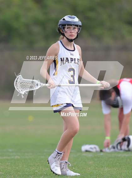 Thumbnail 2 in Naples vs Lake Highland Prep (Lax Against Leukemia) photogallery.