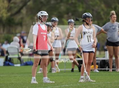 Thumbnail 2 in Naples vs Lake Highland Prep (Lax Against Leukemia) photogallery.