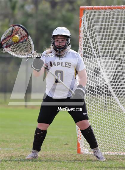 Thumbnail 3 in Naples vs Lake Highland Prep (Lax Against Leukemia) photogallery.