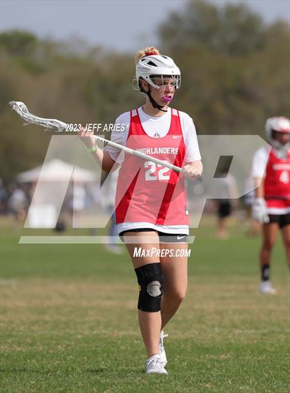Thumbnail 3 in Naples vs Lake Highland Prep (Lax Against Leukemia) photogallery.