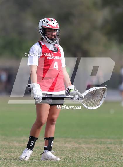 Thumbnail 2 in Naples vs Lake Highland Prep (Lax Against Leukemia) photogallery.