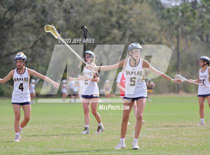 Thumbnail 3 in Naples vs Lake Highland Prep (Lax Against Leukemia) photogallery.
