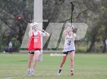 Thumbnail 1 in Naples vs Lake Highland Prep (Lax Against Leukemia) photogallery.
