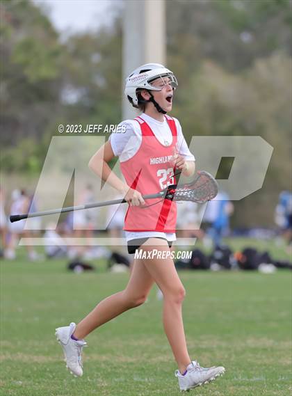Thumbnail 3 in Naples vs Lake Highland Prep (Lax Against Leukemia) photogallery.