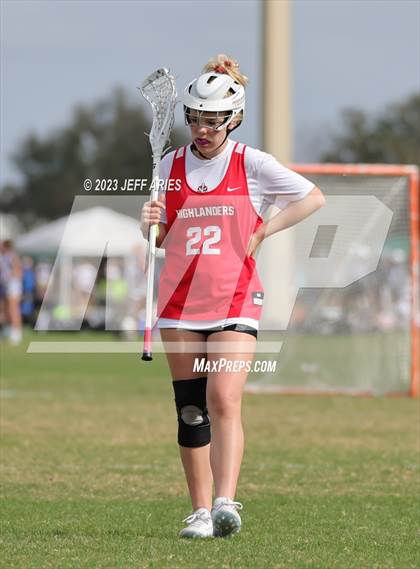 Thumbnail 1 in Naples vs Lake Highland Prep (Lax Against Leukemia) photogallery.