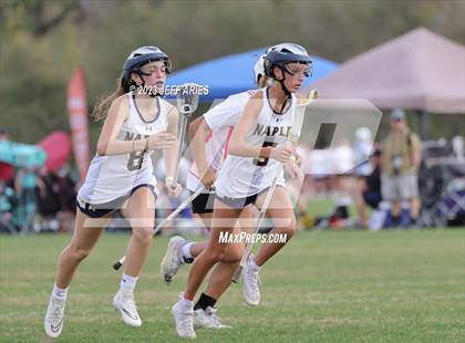 Thumbnail 2 in Naples vs Lake Highland Prep (Lax Against Leukemia) photogallery.