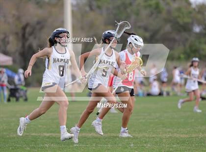 Thumbnail 2 in Naples vs Lake Highland Prep (Lax Against Leukemia) photogallery.