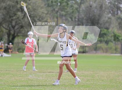 Thumbnail 3 in Naples vs Lake Highland Prep (Lax Against Leukemia) photogallery.