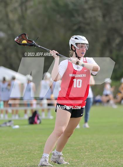 Thumbnail 2 in Naples vs Lake Highland Prep (Lax Against Leukemia) photogallery.