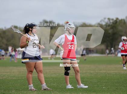 Thumbnail 3 in Naples vs Lake Highland Prep (Lax Against Leukemia) photogallery.