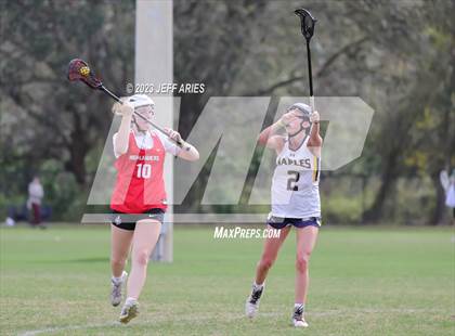 Thumbnail 2 in Naples vs Lake Highland Prep (Lax Against Leukemia) photogallery.