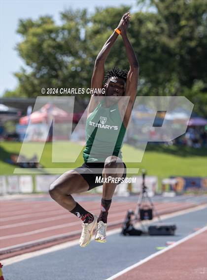 Thumbnail 3 in CIF State Championships (Long Jump Qualifying) photogallery.