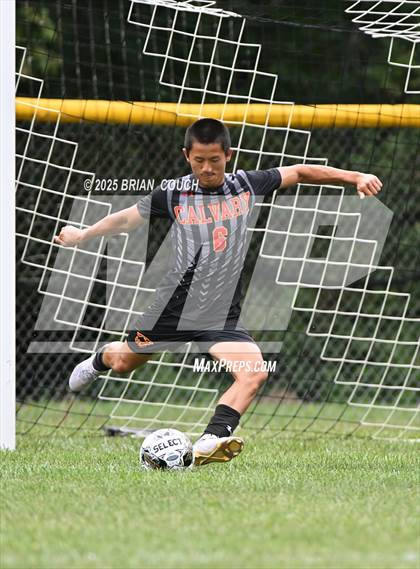 Thumbnail 2 in Calvary Christian vs Bishop Brossart photogallery.