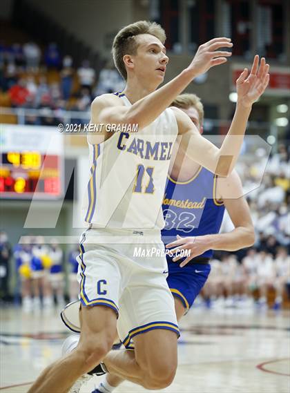 Thumbnail 2 in Carmel vs Homestead (IHSAA 4A Regional SemiFinal) photogallery.