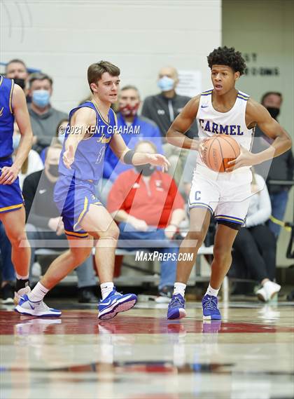 Thumbnail 3 in Carmel vs Homestead (IHSAA 4A Regional SemiFinal) photogallery.