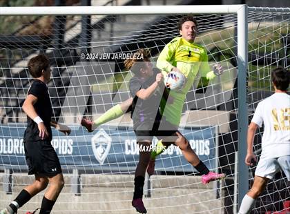 Thumbnail 2 in Holy Family vs. Jefferson Academy (CHSAA 3A Final) photogallery.