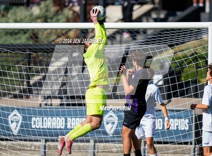 Thumbnail 2 in Holy Family vs. Jefferson Academy (CHSAA 3A Final) photogallery.