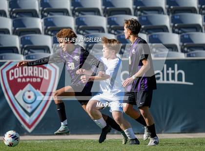 Thumbnail 1 in Holy Family vs. Jefferson Academy (CHSAA 3A Final) photogallery.