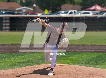 Thumbnail 1 in Danville vs. Brebeuf Jesuit Preparatory (IHSAA 3A Sectional Semi-Final) photogallery.