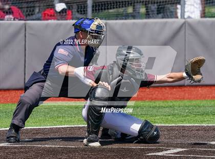 Thumbnail 3 in Danville vs. Brebeuf Jesuit Preparatory (IHSAA 3A Sectional Semi-Final) photogallery.