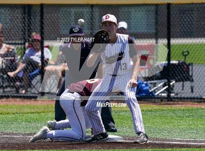 Thumbnail 3 in Danville vs. Brebeuf Jesuit Preparatory (IHSAA 3A Sectional Semi-Final) photogallery.