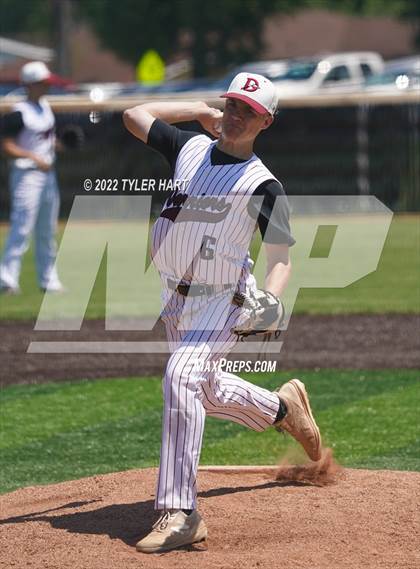 Thumbnail 1 in Danville vs. Brebeuf Jesuit Preparatory (IHSAA 3A Sectional Semi-Final) photogallery.