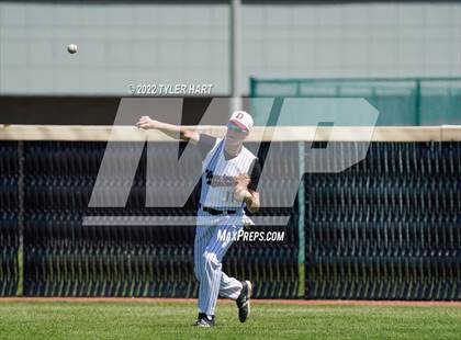 Thumbnail 3 in Danville vs. Brebeuf Jesuit Preparatory (IHSAA 3A Sectional Semi-Final) photogallery.