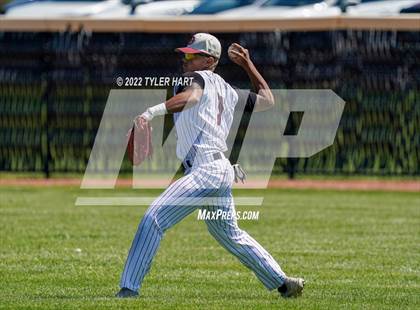 Thumbnail 3 in Danville vs. Brebeuf Jesuit Preparatory (IHSAA 3A Sectional Semi-Final) photogallery.