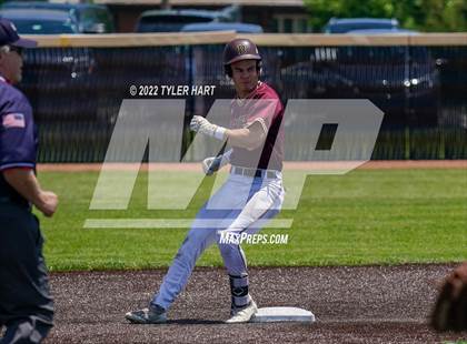 Thumbnail 3 in Danville vs. Brebeuf Jesuit Preparatory (IHSAA 3A Sectional Semi-Final) photogallery.