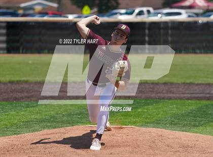 Thumbnail 3 in Danville vs. Brebeuf Jesuit Preparatory (IHSAA 3A Sectional Semi-Final) photogallery.