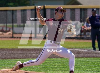 Thumbnail 3 in Danville vs. Brebeuf Jesuit Preparatory (IHSAA 3A Sectional Semi-Final) photogallery.
