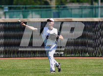 Thumbnail 1 in Danville vs. Brebeuf Jesuit Preparatory (IHSAA 3A Sectional Semi-Final) photogallery.