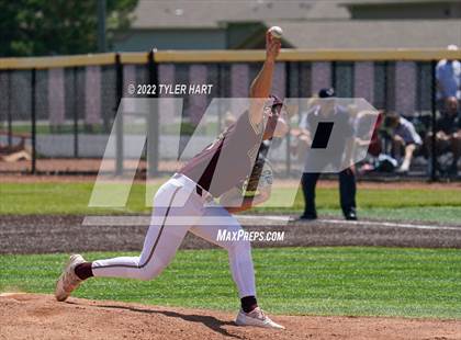 Thumbnail 3 in Danville vs. Brebeuf Jesuit Preparatory (IHSAA 3A Sectional Semi-Final) photogallery.