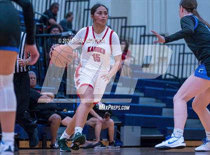 Thumbnail 2 in Kahuku vs Canyon View (Imua Invitational) photogallery.