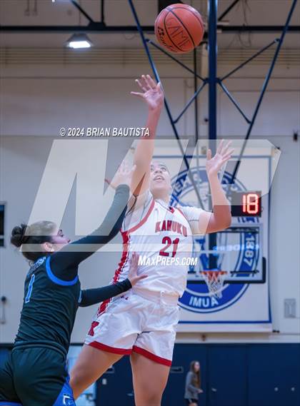 Thumbnail 2 in Kahuku vs Canyon View (Imua Invitational) photogallery.